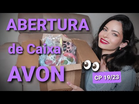 ABERTURA DE CAIXA AVON CP 19/2023 + BRINDE SURPRESA DOS PONTOS NÃO RESGATADOS.