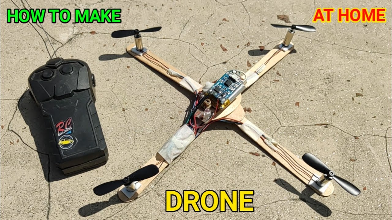 Remote control Drone banane ka tarika // How to make remote control