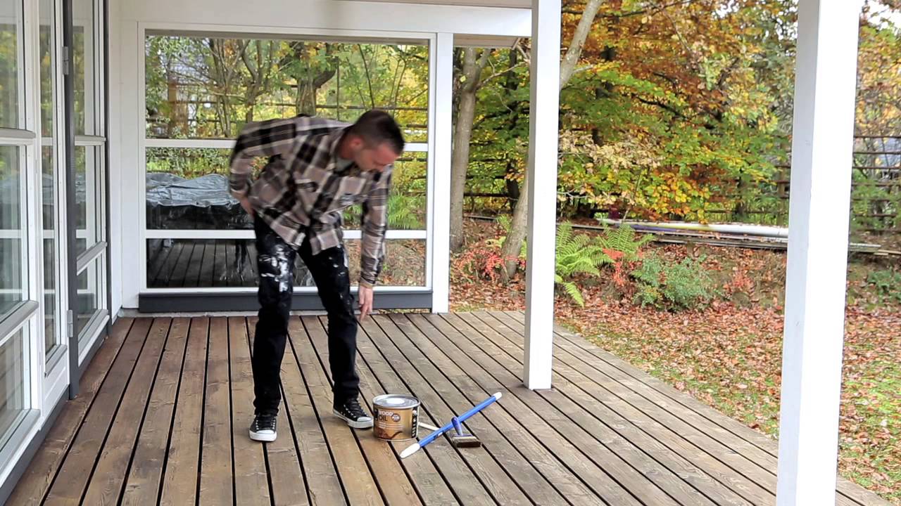 Så tvättar och oljar du din träterrass youtube