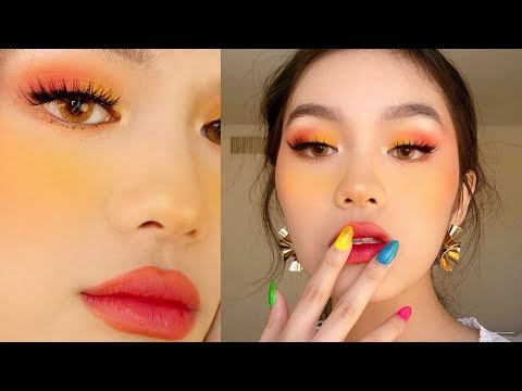 CHILI MANGO MAKEUP 🥭 + YELLOW BLUSH 💛