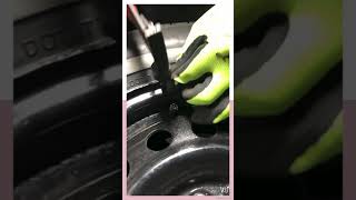 How to use P type zinc wheel weights for steel rims balancing