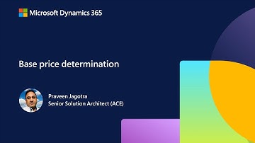 Base price determination | Unified Pricing Management in Dynamics 365 | FastTrack Dynamics 365 Bites