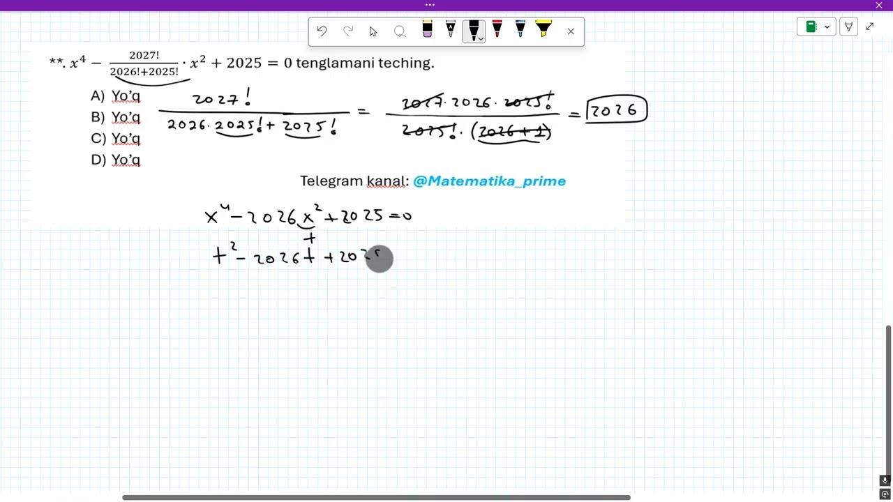 Milliy sertfikat misol tahlili | Ko'rish shart 3