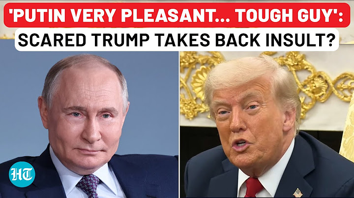 Scared Trump Takes Back Insult For Putin? 'Always Pleasant, He's Tough, Not…'| Zelensky Shocked?