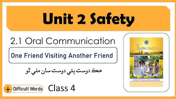 Class 4 English Lesson Reading | Unit 2 Safety  | STBB | English in Sindhi