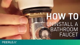 How to Remove a Bathroom Faucet