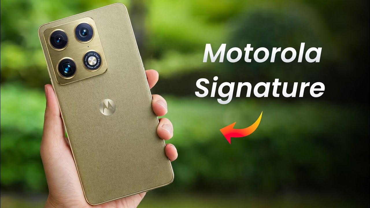 Motorola Signature Is Officially Here ⚡ | Motorola Signature Price & Launch Date In India