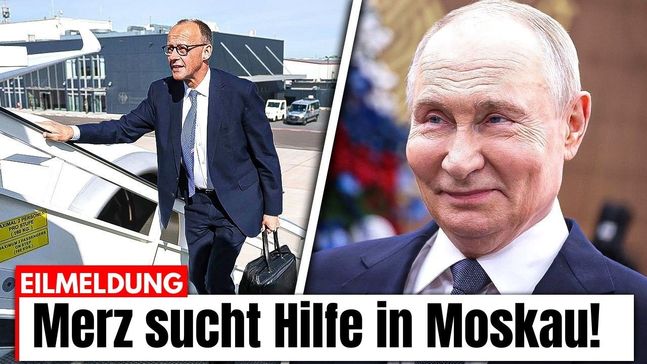 Plötzlich reist Merz nach Moskau – Deutschlands Gasspeicher sind fast leer!