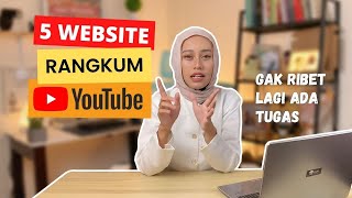 Cara Merangkum Video dari YouTube Pake 5 Website ini !