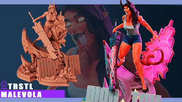 Dispatch - Malevola | 3d print ready model preview