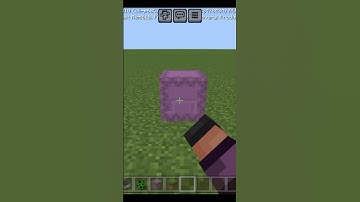 Minecraft creeper head on shulker #minecraftshorts #minecraft #shortsfeed #mcpe #gaming #shorts
