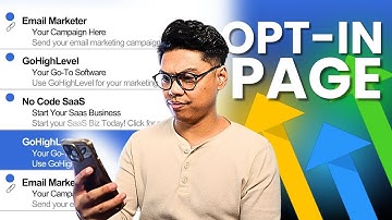 How To Create An Email Optin Page On Go High Level