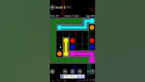 Flow Free - Regular Pack 7 x 7 Level 8