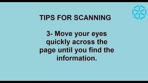 READING STRATEGY - scanning