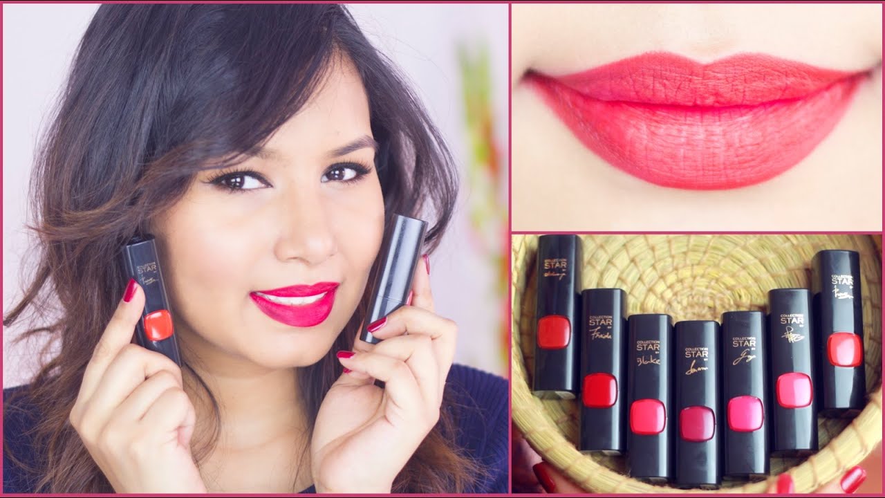 loreal star collection lipstick