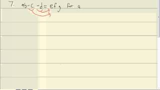 Elementary Algebra - Chapter 2 Test Review - Problem 7