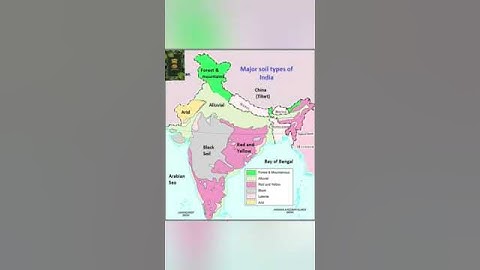 MAJOR SOIL TYPES OF INDIA IN MAP