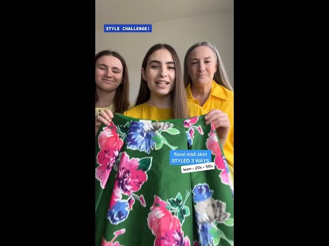 वीडियो: दिन का पोशाक: एसोस पुष्प मिडी स्कर्ट