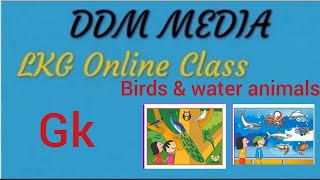 Blooming buds book - LKGTerm - 2 GK -Some Common Birds & Some Water Animals - Revision.