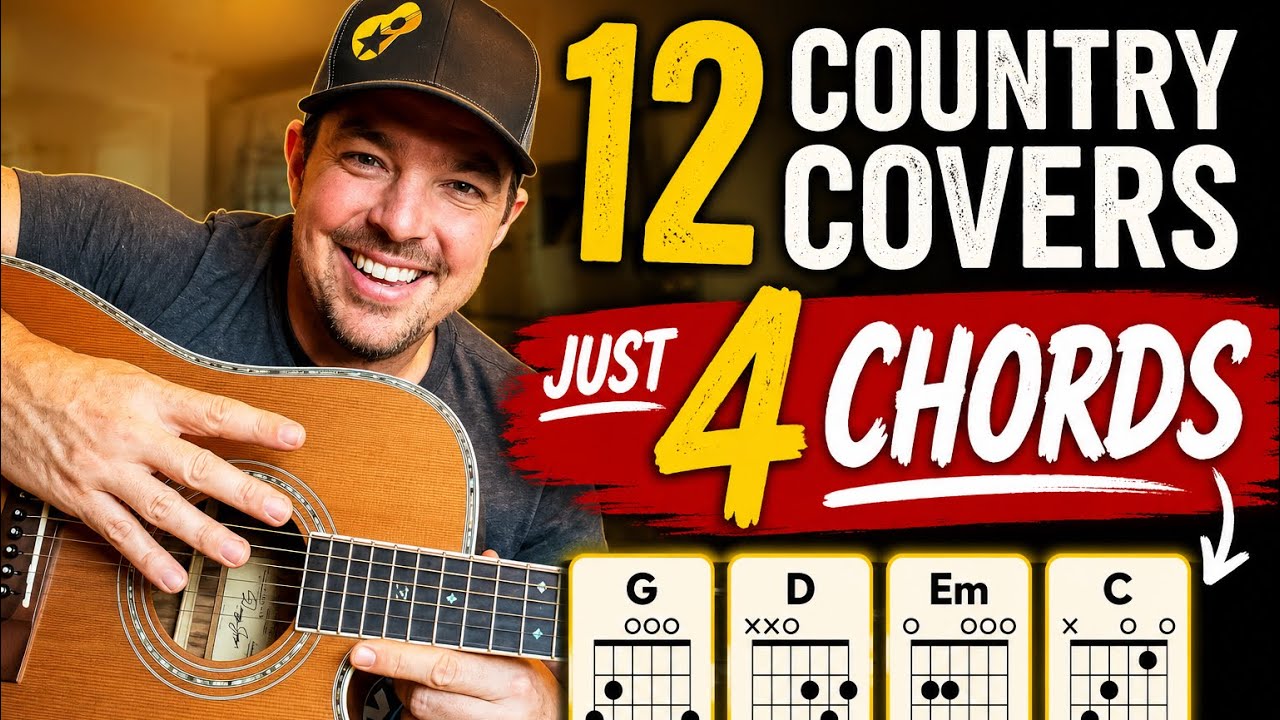 12 Country Covers Using Just 4 Chords (Matt McCoy)