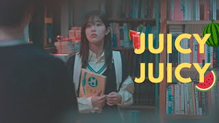 ha yi chan ✘ yoon cheong ah ► juicy juicy | twinkling watermelon mv | 반짝이는 워터멜론 Resimi