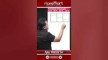 Find the number of rectangles in short | Reasoning by Ajay Sir #rectangle