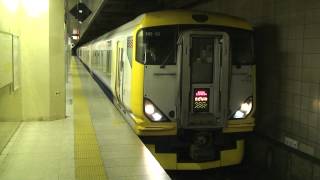 京葉線E257系500番台特急さざなみ7号　東京発車