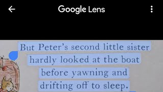How to use Google Lens to copy and paste texts off images