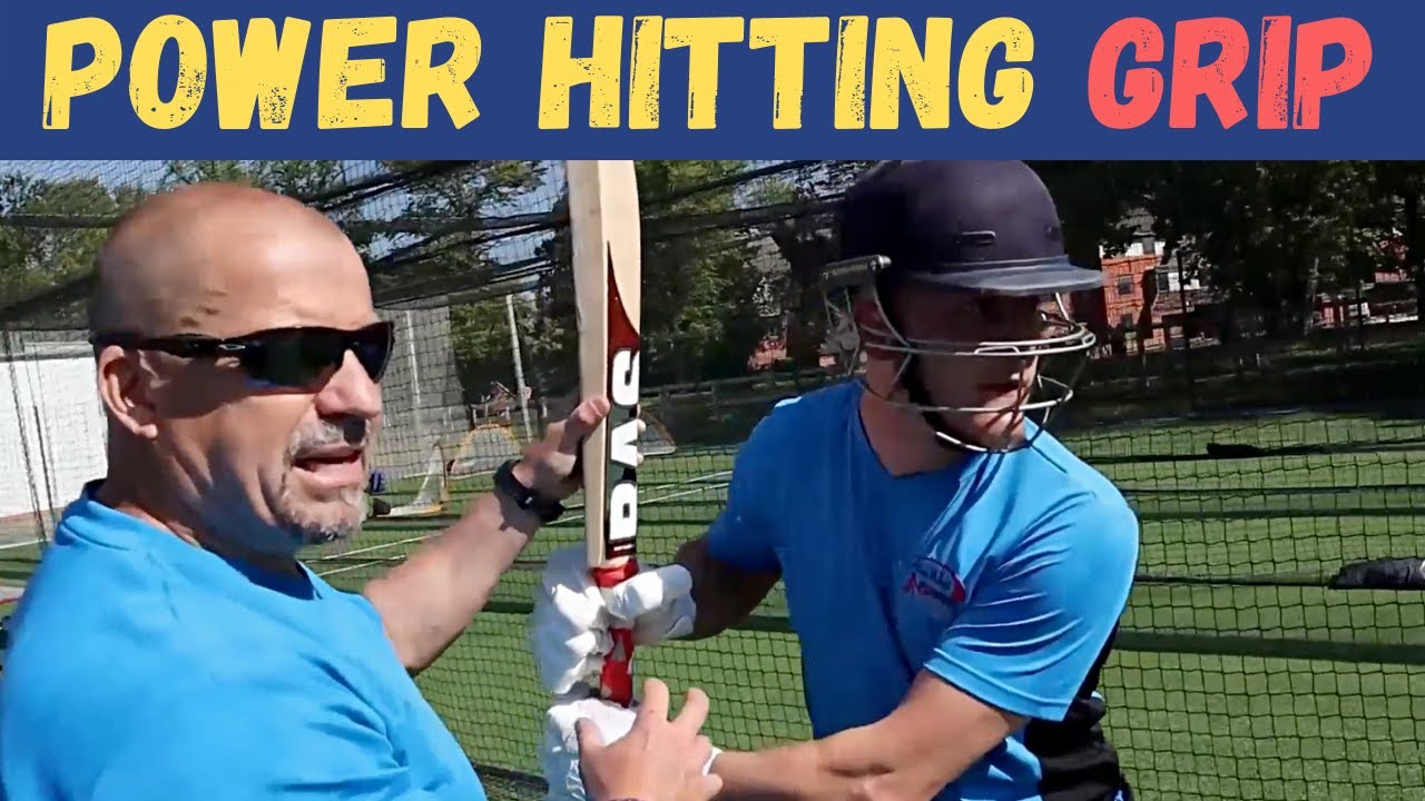 Batting Grip & Swing For POWER Hitting How To Bat In Cricket & Hit
