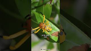 A Living Toy | Eight-spotted Crab Spider