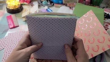 Craft with me - Trifold tag as seen on The Paper Outpost