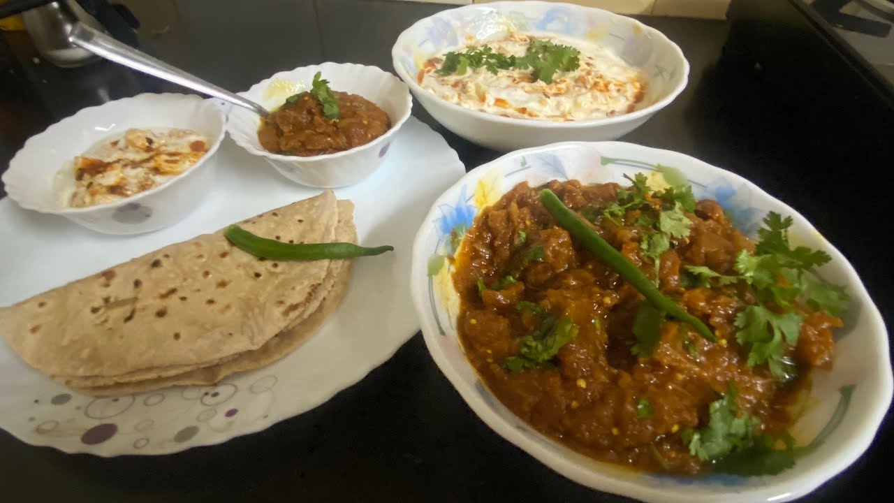 Masala Baingan ka Bharta with Delicious Boondi Raita….(enjoy your Thali