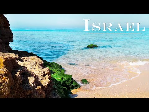 RELAXING MUSIC. Mediterranean Sea and Kibbutz Palmachim