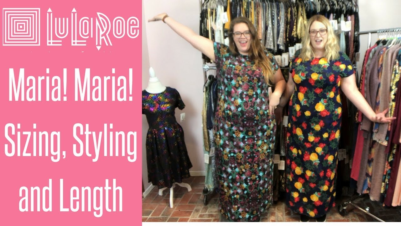 Lularoe Maurine Size Chart