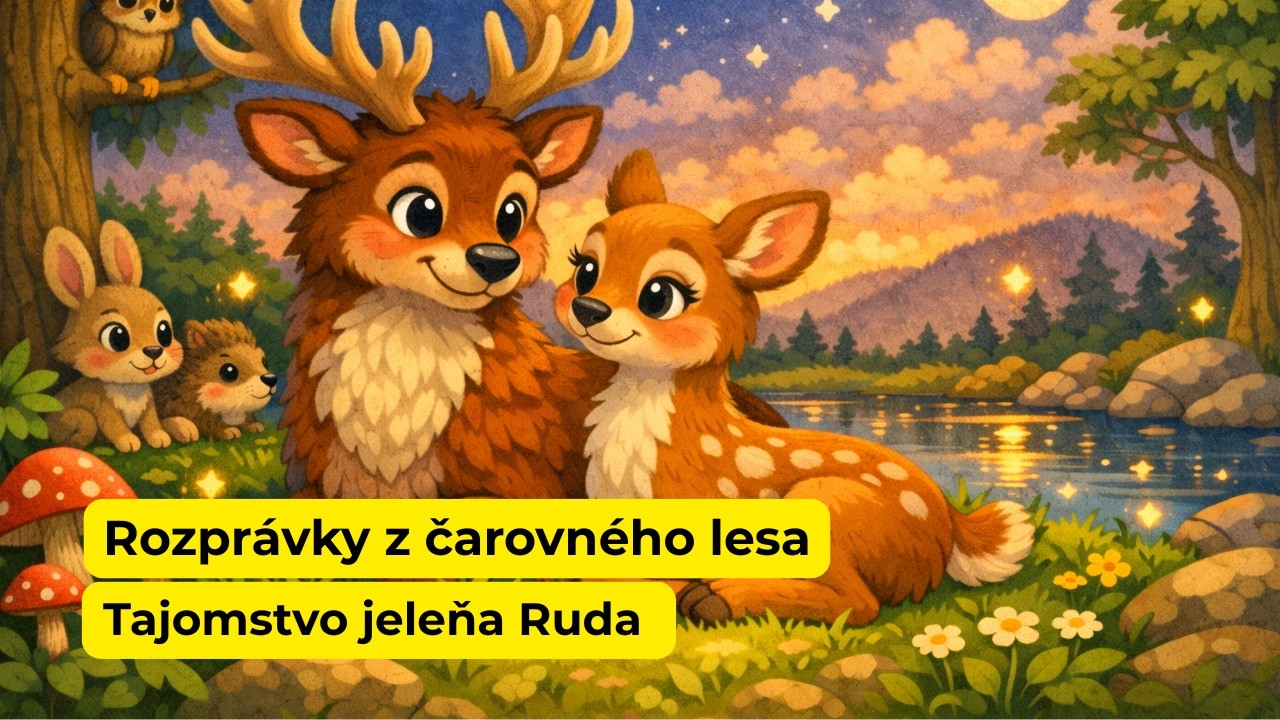 Tajomstvo jeleňa Ruda • hovorené rozprávky • audio rozprávky pre deti na dobrú noc