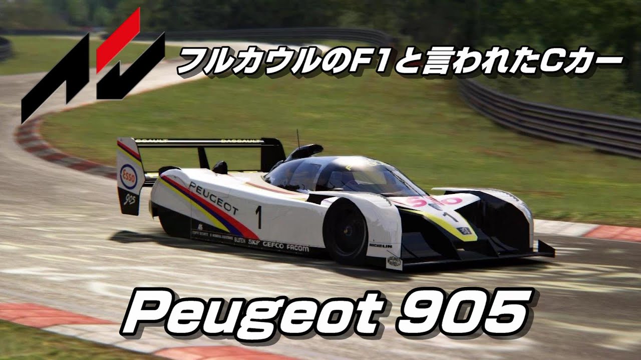 フルカウルのF1と言われた新規定のグループC車輌『プジョー 905