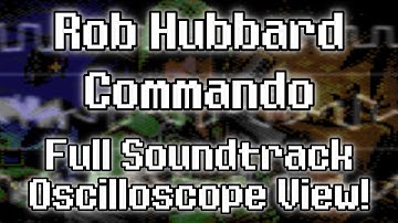 Rob Hubbard - “Commando (C64)” Full Soundtrack [Oscilloscope View]