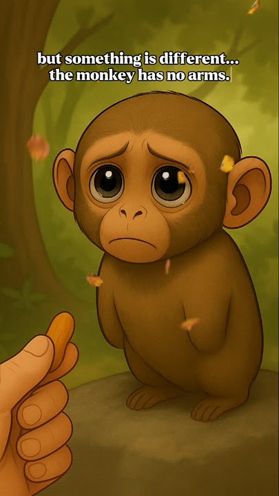 kisah seekor monyet tanpa tangan. 🐒