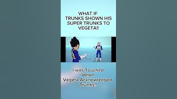 Vegeta Became A good FATHER to Trunks! #dragonball #sparkingzero #vegeta #trunks in Sparking Zero!
