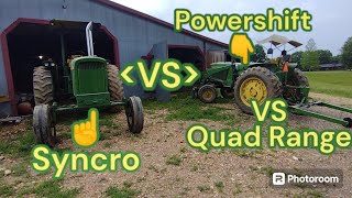John Deere Syncro Range vs Powershift vs Quad Range  which is the best
