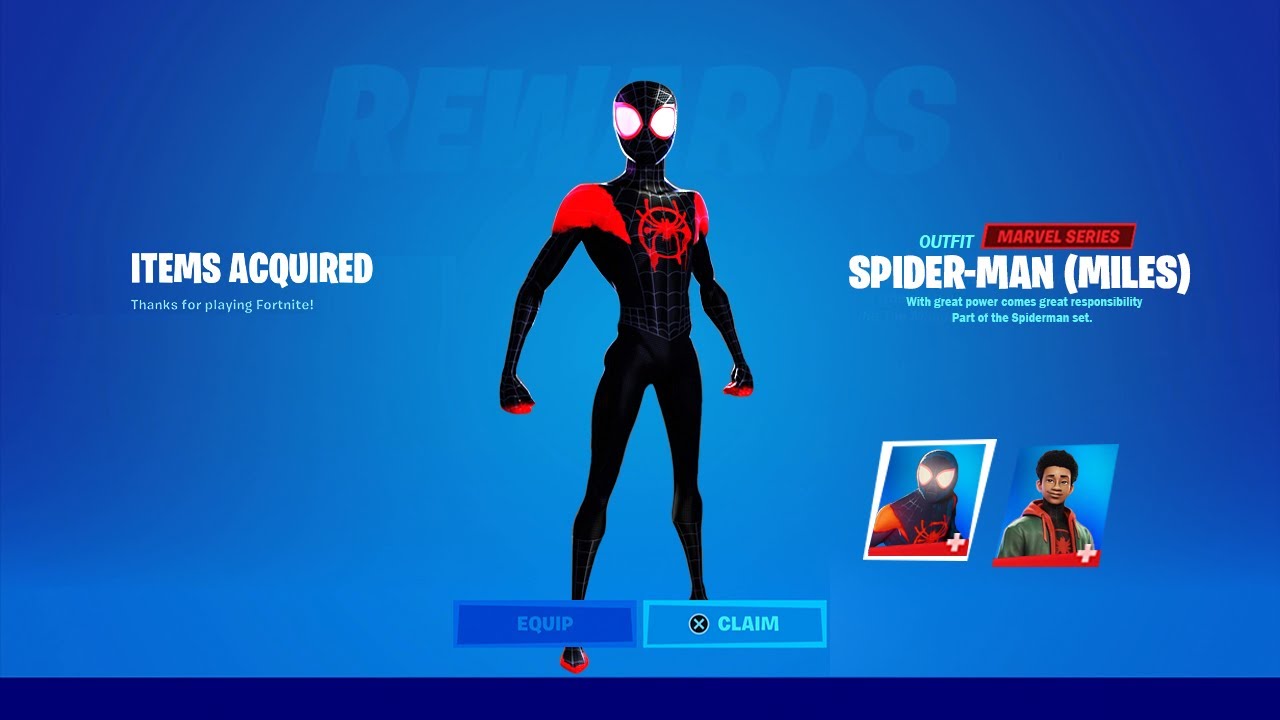 How To Get Spiderman Miles Morales Skin In Fortnite (New Free Skin