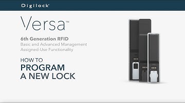 How to Program a New Lock | Versa RFID | Assigned Use