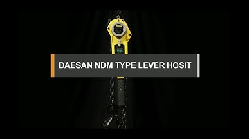 DAESAN NDM TYPE LEVER HOIST
