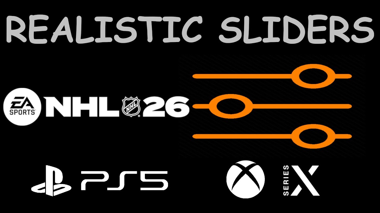 NHL 26 Realistic Sliders