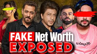 Bollywood Stars की Fake Net Worth Exposed | देखिए हमें कैसे बेवकूफ बनाया जाता है 😳, Shahrukh Salman 