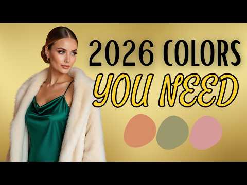 Video 2026 Color Trends You NEED to Try ! | Chic & Elegant Combinations