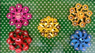 Most popular ASMR spinners / A variety of colorful spinners / Unboxing spinners to reveal a treasure