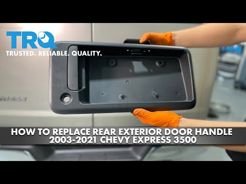 How to Replace Rear Exterior Door Handle 2003-2021 Chevy Express 3500