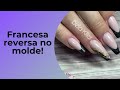 Francesa reversa babado com Gliter!