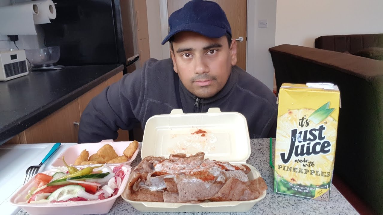 Doner kebab uk mukbang